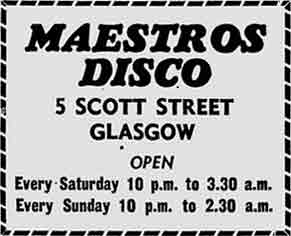 Maestros advert 1977